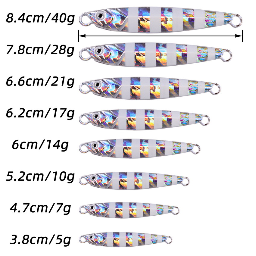 10 قطعة طعم صيد معدن 7 جرام 10 - مراجعة Fishing Equipment Deals وسعره
