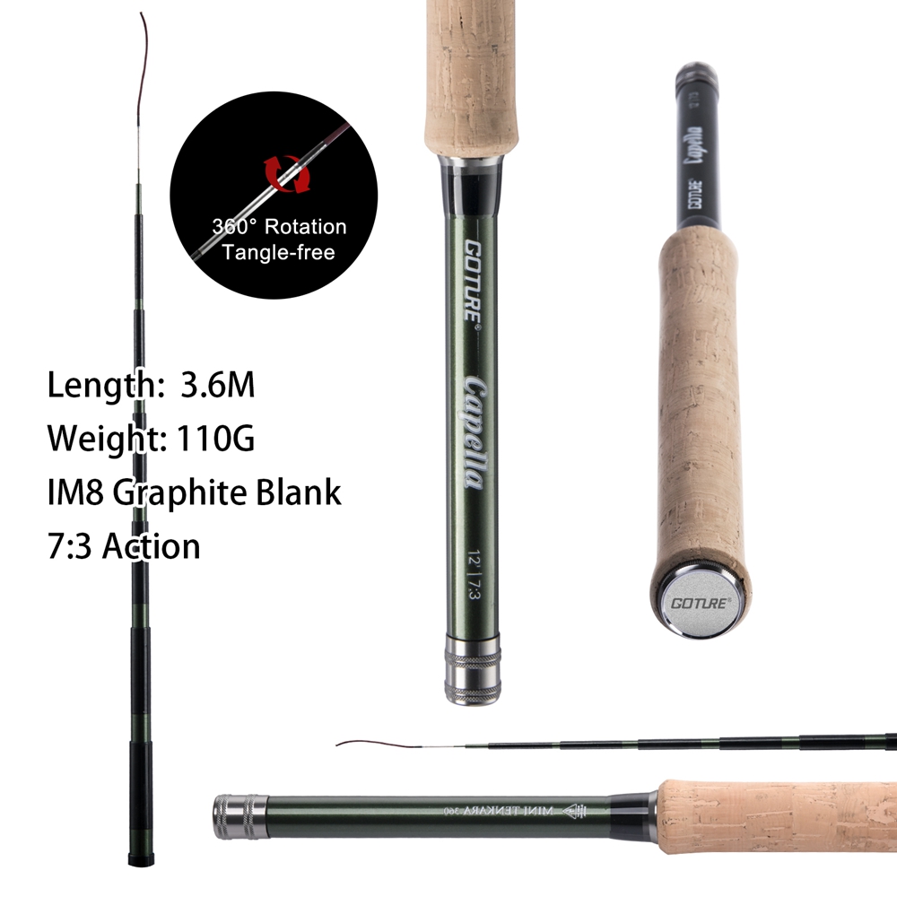 Goture Tenkara يطير الصيد رود  - مراجعة Fly Fishing Set وسعره