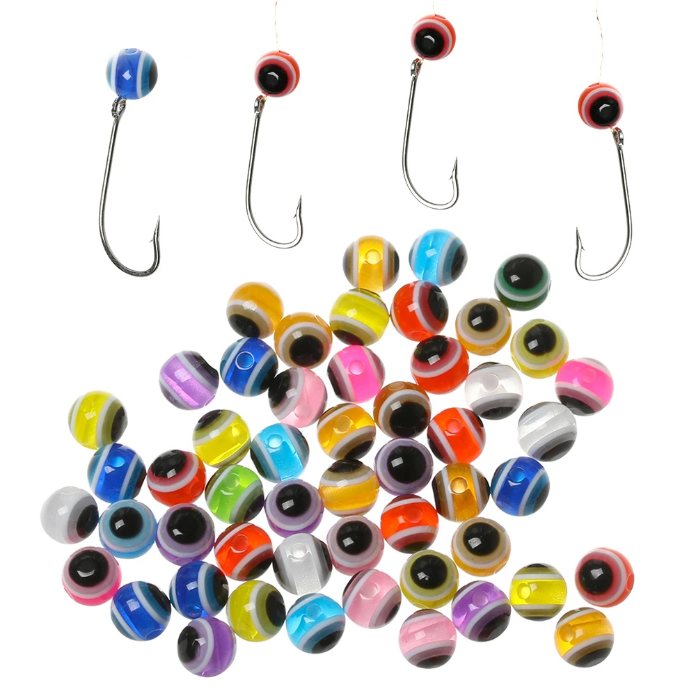 100 قطعة عين السمكة الصيد الخر - مراجعة Fly Fishing Set وسعره