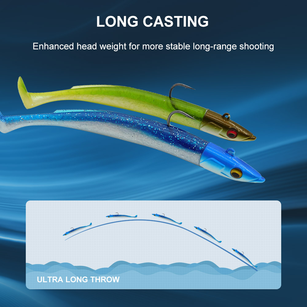 ESFISHING طعم صيد ناعم، طعم سب - مراجعة Fishing Equipment Deals وسعره