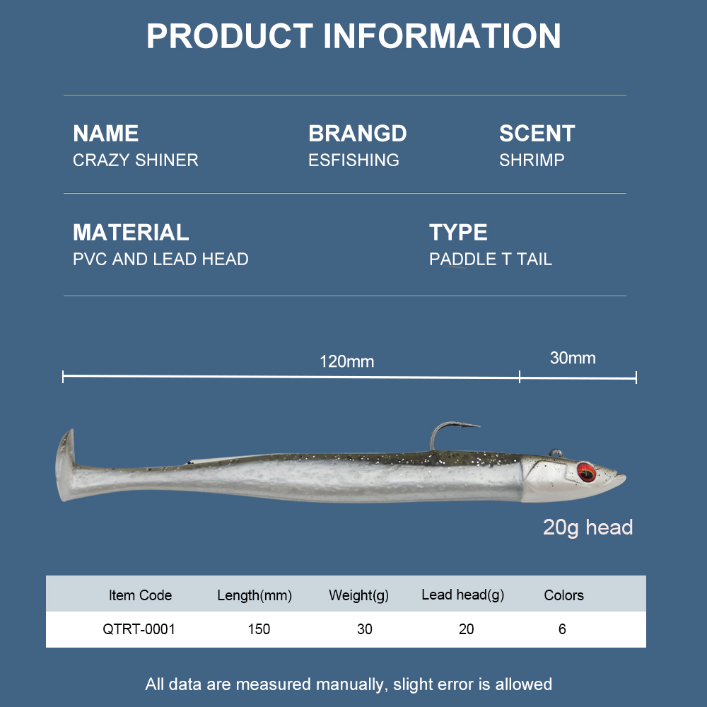 ESFISHING طعم صيد ناعم، طعم سب - مراجعة Fishing Equipment Deals وسعره