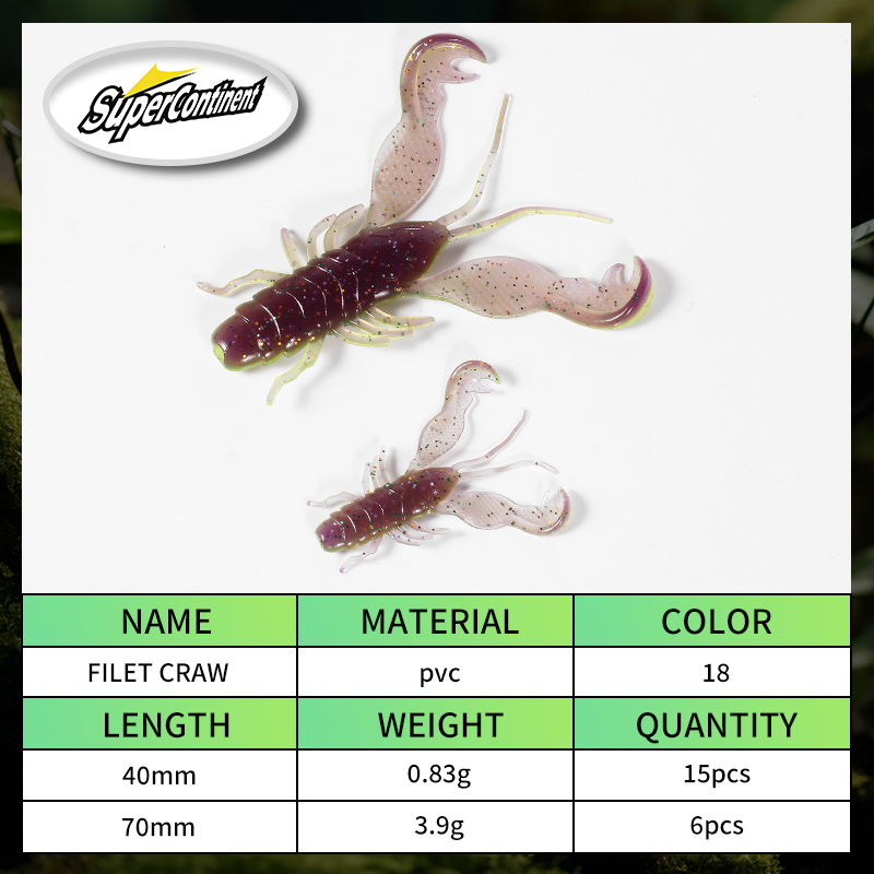 2023 Supercontinent Filet Craw - مراجعة Fishing Equipment Deals وسعره
