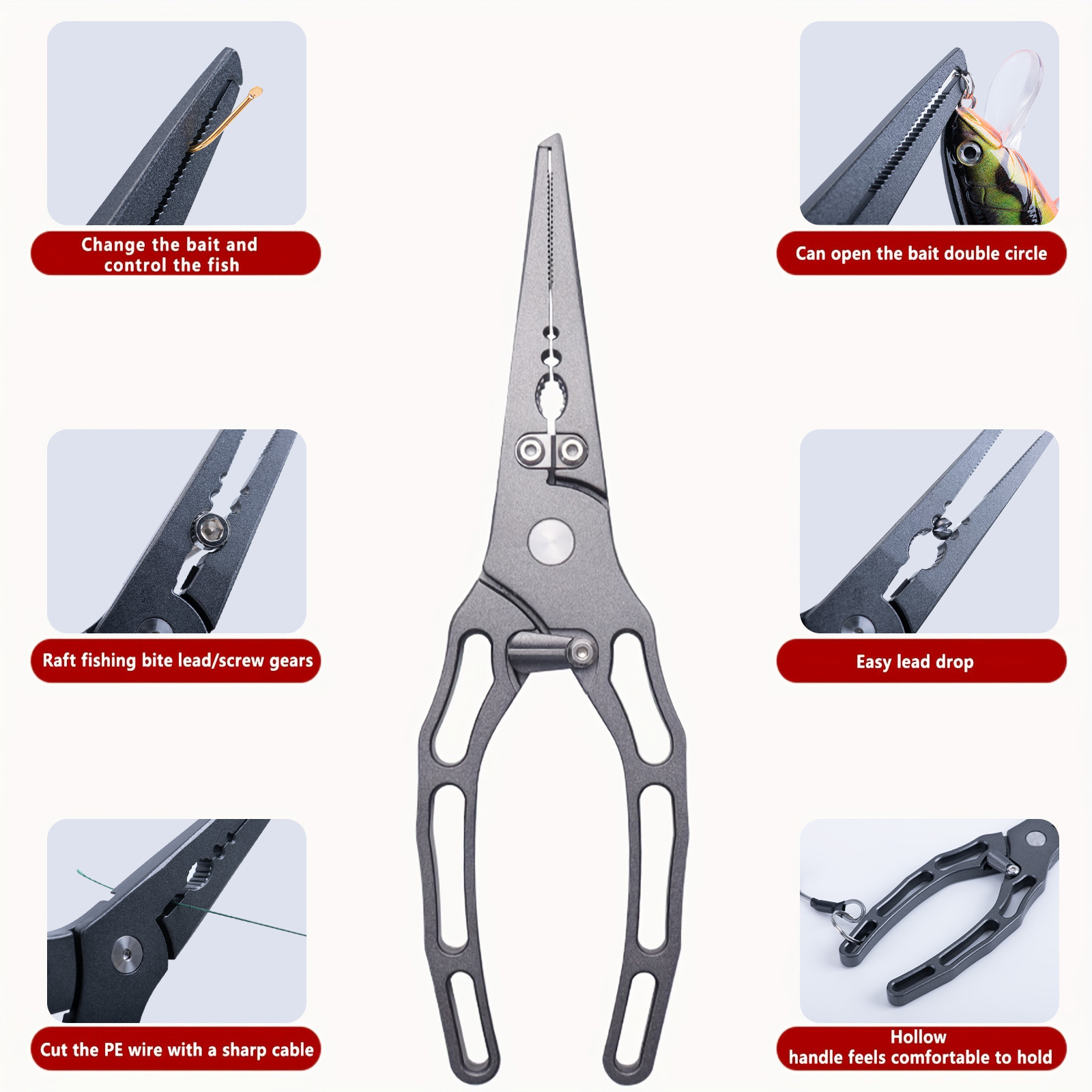 طقم كماشة صيد السمك وملقط الأس - مراجعة Fishing Equipment Warehouse وسعره